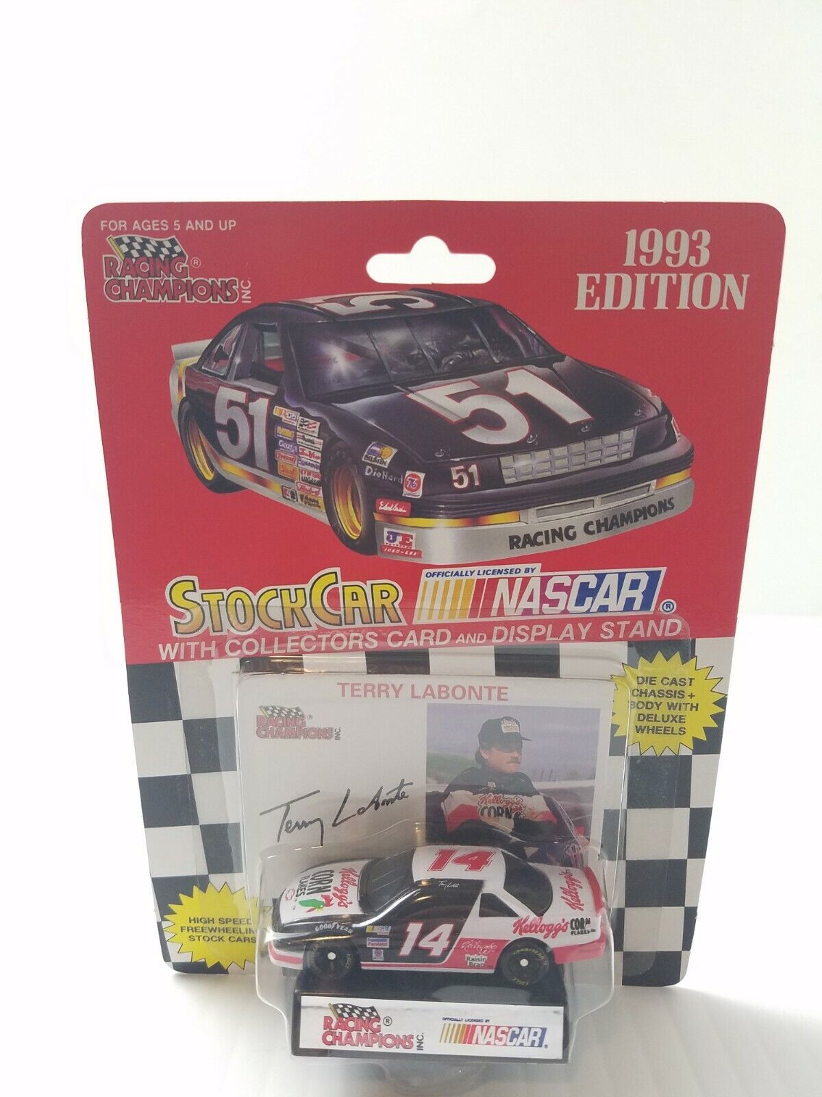 Primary image for Racing Champions 1993 Edition 1:64 Scale Die Cast Terry Labonte #14 Kellog's NOS