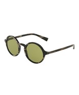 DOLCE &amp; GABBANA DG4342  569/2 Brown Horn/Green Round Unisex Sunglasses - £140.75 GBP