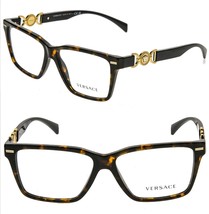 VERSACE Medusa logo Buckle VE3335 Brown Gold Eyeglass 3335 Optical Frame... - $202.95