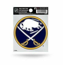 BUFFALO SABRES LOGO REUSABLE STATIC CLING DECAL NEW &amp; OFFICIALLY LICENSED - $3.35