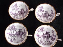 Four Royal Chelsea Bone China Cups early 1900&#39;s - $23.35
