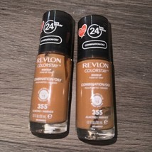 Revlon ColorStay SPF 15 Matte Longweae Liquid Foundation #355 Almond. Se... - $14.99