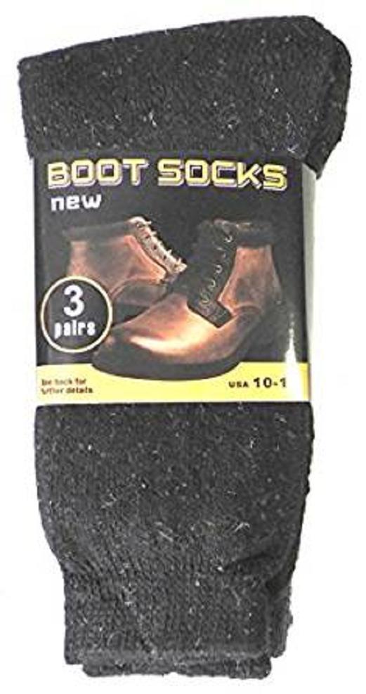 Mens All Season Work Boot Sock 3 Pair Value Pack - $9.89