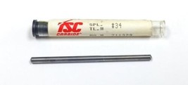 #34 (.111&quot;) Carbide Straight Flute Drill 140 Degree TSC ST125818256 - £13.72 GBP