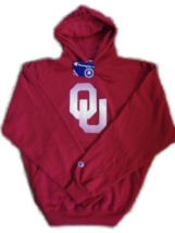Champion Oklahoma University Collegiate Hoodie Sweatshirt Retail 55 in S... - $26.13