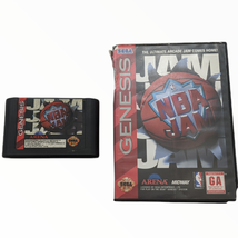 NBA Jam Sega Genesis Case, Cover, Game (Arena Entertainment, 1994) Teste... - $12.86