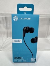 JLab Audio Custom Fit JBuds 2 Pro Signature W Earbud Headphones Black - £5.70 GBP
