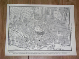 1937 Original Vintage City Map Of Montreal / Quebec / Canada - £15.11 GBP
