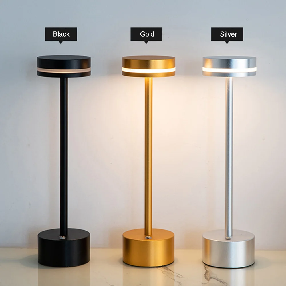 Creative Wireless Table Lamp Retro LED Table Lamp Touch Bar Coffee Table Lamp - £20.04 GBP
