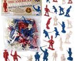 BMC Revolutionary War Plastic Army Men - 34 British, American, French So... - £22.37 GBP