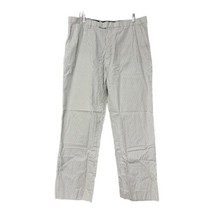 Banana Republic Mens Brown/Beige White Stripe Cotton Slim Fit Pants Size 38 x 31 - £11.74 GBP