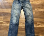 Vtg Levis 505 Thrashed Faded Jeans 32x31 Grunge Boho Destroyed Biker 90s... - $71.24