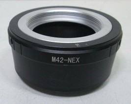 M42-NEX Adapter for M42 Screw Mount Lens to Sony E NEX Alpha Camera - Used - £9.74 GBP