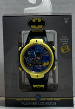 Batman Light Up Watch DC Comics Wristwatch LCD Digital Black Boys Gift - £10.28 GBP