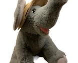 RBI Ron Banafato Inc. Gray Soft Elephant Scout Safari Plush Stuffed Anim... - $11.77
