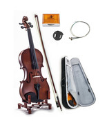 New WOODEN Student Violin VN101 1/10 Size w Case Bow Rosin String *GREAT... - £58.17 GBP