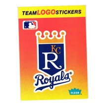 1991 Fleer #NNO Team Logo Stickers Baseball Collection Kansas City Royals - £1.56 GBP