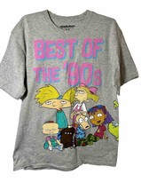 Nickelodeon Unisex Best of the 90s Ren &amp; Stimpy Rugrats Hey Arnold T-shi... - $13.06