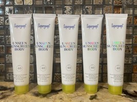 Bundle 5 Supergoop! Unseen Sunscreen Body Travel Sz 0.5 0z each Sealed E... - £14.02 GBP