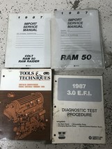 1987 Dodge Ram 50 TRUCK Service Repair Shop Manual Set OEM W Extras OEM - £48.40 GBP