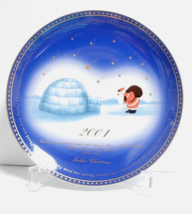 Raymond Briggs 2001 Christmas Plate 23cm 486/600 Limited The Snowman - $129.03
