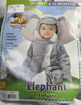 Elephant Costume Set Infant 6-12 Month 2 Piece Noahs Ark Collection - £15.53 GBP