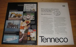 1974 Tenneco Inc. Ad - What would you call a company that did $3.9 billion - £14.86 GBP