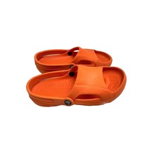 Crocs Womens Sz 6 Orange Sandal Flat Sling Back Shoes Open Toe - £18.30 GBP