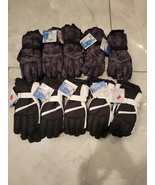 Bulk Lot 10 Pairs Women&#39;s Waterproof Winter Snow Ski Gloves - $80.54 CAD