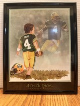 Harrison Woods 8x10 Framed Print 4th &amp; Goal NFL Green Bay Packers Brett Favre - £11.79 GBP