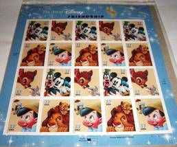2004 Disney 37 Cent U.S.A. Stamps - Full Pane - Friendship Series - 20 Stamps - £18.70 GBP