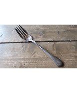 Antique George K Webster Sterling Silver Hollow Handle Cold Meat Fork 8.75&quot; - £31.18 GBP