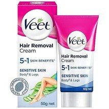 Veet Silk &amp; Fresh Hair Removal Cream, Sensitive Skin - 50g (Pack of 1) - £7.77 GBP