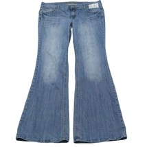 Rue 21 Pants Womens 14 Blue Long Mid Rise Boot Cut Jeans Casual Bottom Wear - £20.34 GBP