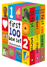 First 100 Board Book Box Set Numbers Colors Shapes And First 100 Animals... - £11.82 GBP