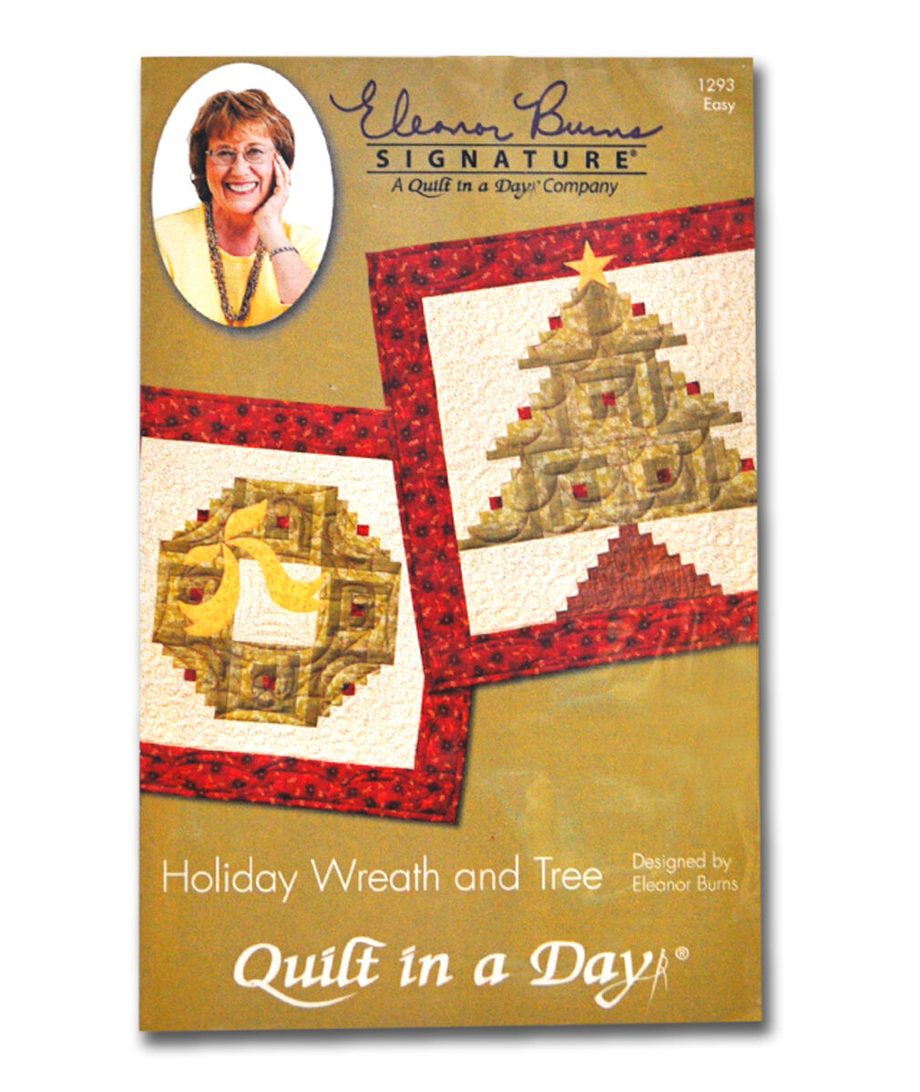 Holiday Wreath and Tree Pattern By Quilt In A Day 1293 - $14.95