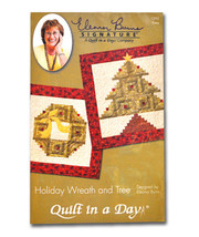 Holiday Wreath and Tree Pattern By Quilt In A Day 1293 - £11.95 GBP