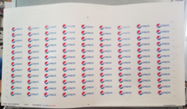 Pepsi Logo Ball Modern Labels Preproduction Advertising Art Work Global 2013 - £14.17 GBP