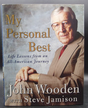 John Wooden My Personal Best First Edition Signed Fine Hc Dj Coach Event Flyer - £57.89 GBP