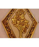 Music Symbol &amp; Food Symbol Gold Colored Wall Hanging Ornaments 31569 - €15,01 EUR