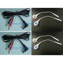 Replacement Electrode Cables for TENS 3000 7000 Intensity -Use Snap or P... - $18.95
