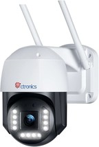 Ctronics 4K 8Mp Security Camera Outdoor, 2.4/5Ghz Wifi Surveillance Ip, 4K - £103.90 GBP