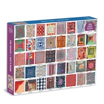 Galison Quilts of Gee’s Bend Puzzle, 1000 Pieces, 27” x 20” – Difficult Jigsaw - £20.69 GBP