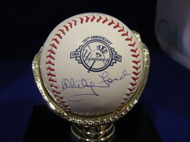 Whitey Ford Hof 1974 Yankees 1961 Wsc Mvp Signed 100 Th Anniversary L/E Ball Psa - $199.99