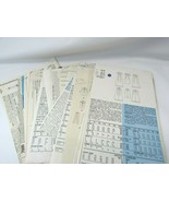 Lot Vintage Sewing Pattern Back Panels Ephemera Scrapbooking Junk Journa... - £15.26 GBP