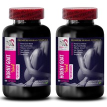 HORNY GOAT WEED COMPLEX - Maca Energy Formula - L-Arginine,  2 Bottle  - £26.35 GBP