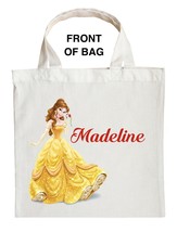 Belle Trick or Treat Bag, Personalized Beauty and the Beast Halloween Bag - $15.83+