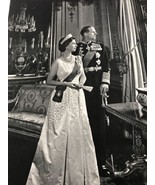 Queen Elizabeth II Prince Philip PHOTO Gravure PRINT Karsh High Quality - £20.78 GBP