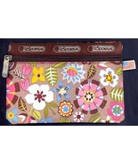 AGE OF AQUARIUS FLORAL 70s Print Fabric Zippered CarryAll Pouch The Perf... - £15.21 GBP