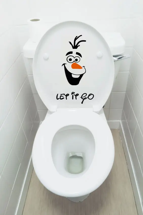 House Home Olaf &quot; let it go &quot; Funny Novelty TAet Seat/Sticker/Decal Fashion 3D W - £19.93 GBP